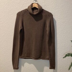 Royal Robbins Brown Turtleneck Sweater